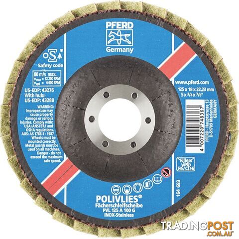 Surface Conditioning Flap Disc 125mm PVL 125 A Pferd 44694111_ Each