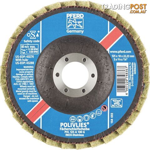 Surface Conditioning Flap Disc 125mm PVL 125 A Pferd 44694111_ Each