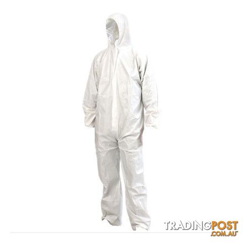 Prochoice DOW2XL - 2XL White Barrier Tech Disposable General Purpose Coveralls