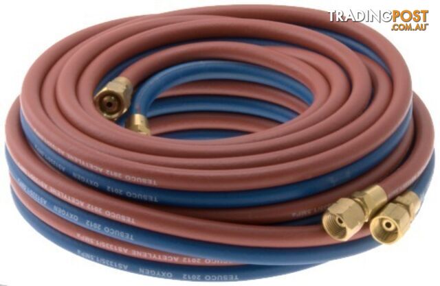 Twin Hose Oxygen / Acetylene 5 Metre Coil 5mm ID HA0505-OA GWTWOA05 400174 UFTH5M 94006083