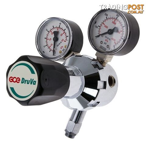 Single Stage DruVa 1S Regulator 5.0 Purity Chrome Plated In: 30,000 kPa Out: 300...