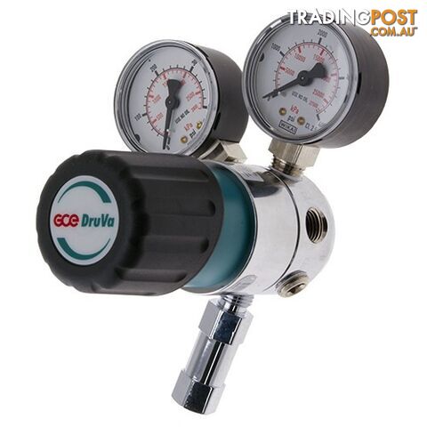 Single Stage DruVa 1S Regulator 6.0 Purity Stainless Steel In: 23,000 kPa Out:...
