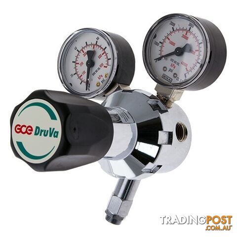 Single Stage DruVa 1S Regulator 6.0 Purity Chrome Plated In: 23,000 kPa Out: 1,400 kPa - photo 2 of 2