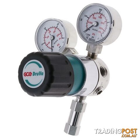 Single Stage DruVa 1S Regulator 6.0 Purity Chrome Plated In: 23,000 kPa Out: 1,400 kPa - photo 1 of 2