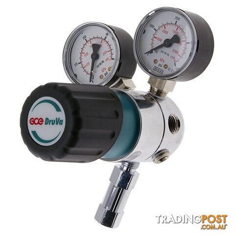 Single Stage DruVa 1S Regulator 6.0 Purity Stainless Steel In: 23,000 kPa Out:...