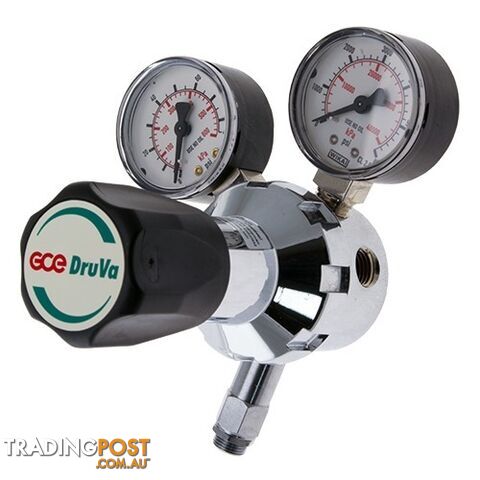 Single Stage DruVa 1S Regulator 6.0 Purity Chrome Plated In: 23,000 kPa Out: 1,400 kPa - photo 2 of 2