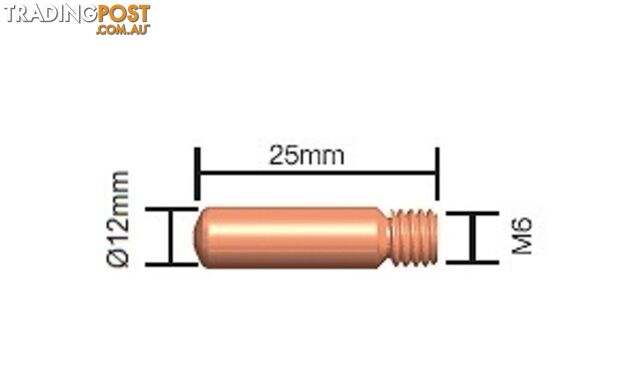 1.2mm Contact Tip Standard Duty (Tweco Style 1) 11-45 Pkt : 10