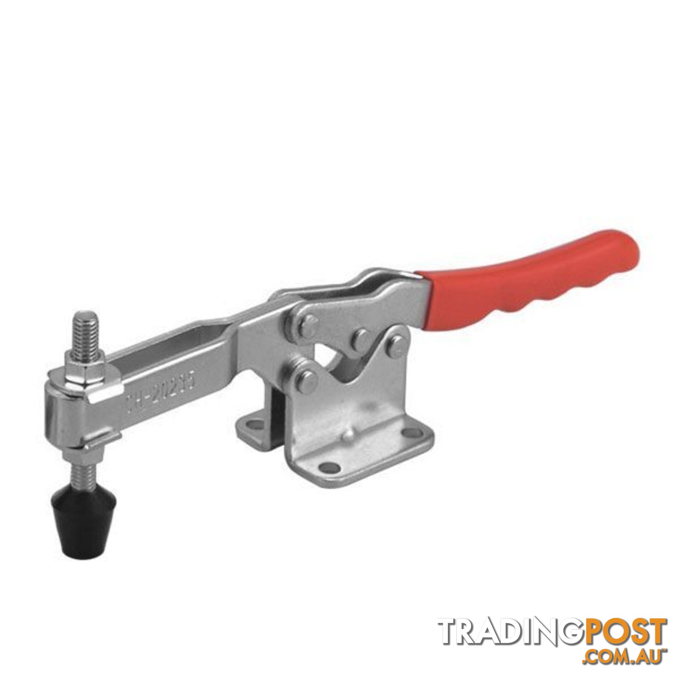 Toggle Clamp Horizontal Flanged Base Flat Handle 340kg Cap 107mm Reach ITM CH-20235