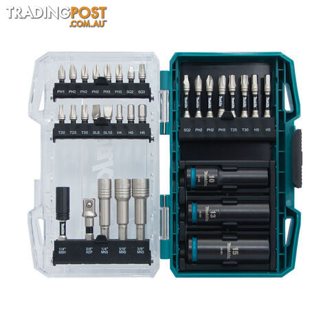 Impact XPS Screwdriver & Deep Impact Socket Bit Set - 32 Piece Makita E-23014