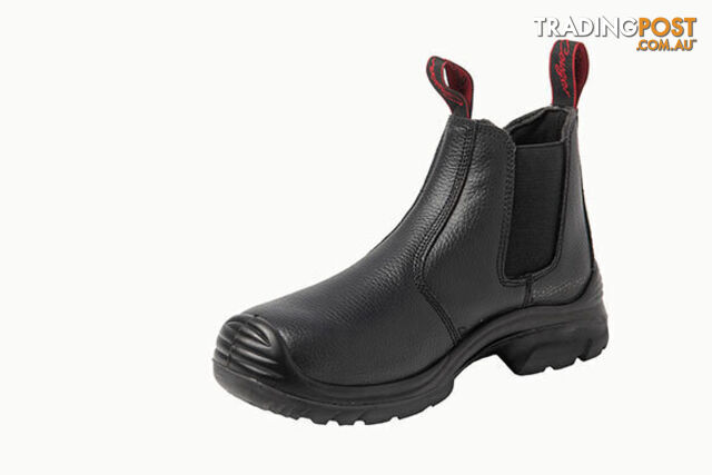 Black Elastic Slip on Boots Steel Capped Aus Size 9 Cougar E101BR-9 - photo 3 of 4