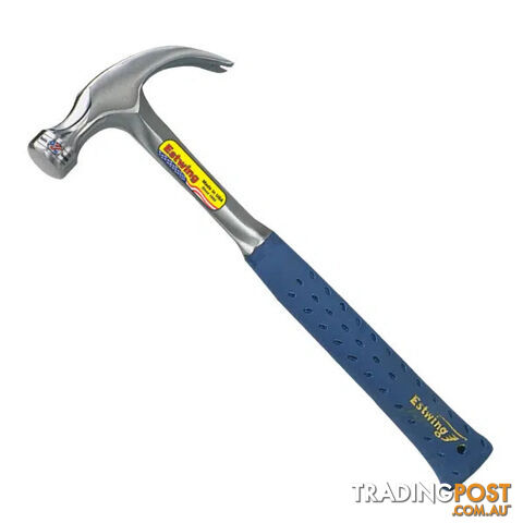 240Z Smooth Face Claw Hammer (Blue Shock Reduction Grip) Estwing EWE3-28C-24