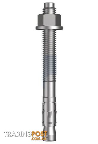 Zinc Plated (RoHS Compliant) Finish Clawbolt Pro (Wedge Anchor) Metric Hobson