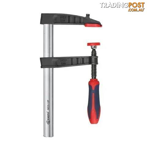 PREMIUM "F" IRON SCREW CLAMP 250MM X 120MM 500KGP EHOMA EC-NE25-12P