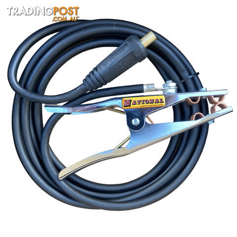 Earth Lead 16mm Sq ZW16 4 Metres 35/50 Dinse Connector 200 Amps Earth Clamp...
