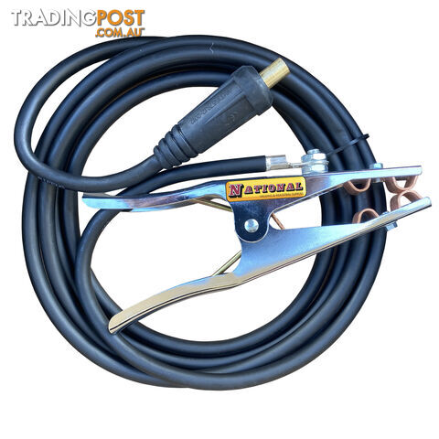 Earth Lead 35 mm Sq ZW35 4 Meters 35/50 Dinse Connector 300 Amps Earth Clamp...