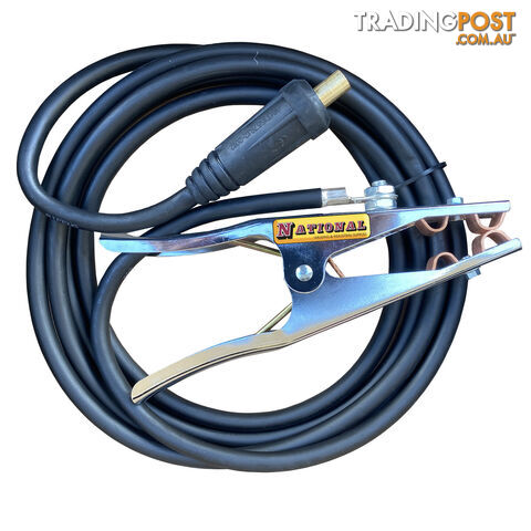 Earth Lead 50mm Sq ZW50 4 Meters 35/50 Dinse Connector 500 Amps Earth Clamp...