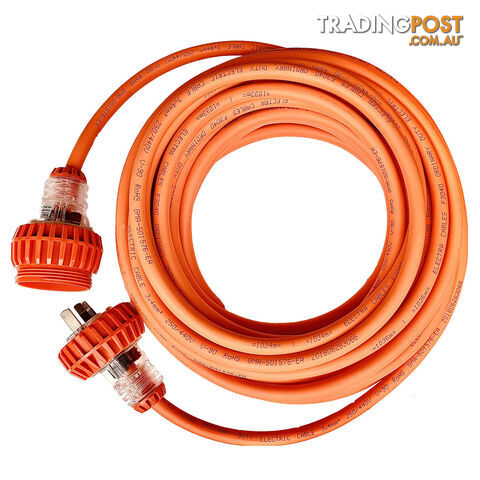 Extension Lead 4mm² Cable 20 Metres 15A Plug 240V ELF304015A-20M - photo 4 of 4