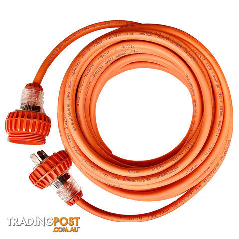 Extension Lead 4mm² Cable 30 Metres 15A Plug 240V ELF304015A-30M - photo 2 of 3