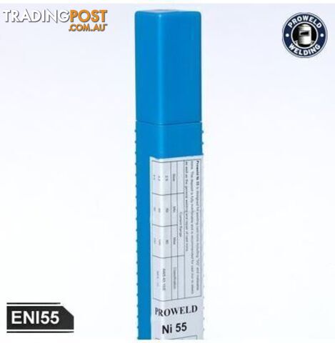 Nickel Electrodes For Cast Iron Manual Arc Ni55 3.2mm 1kg Pack ENI5532M