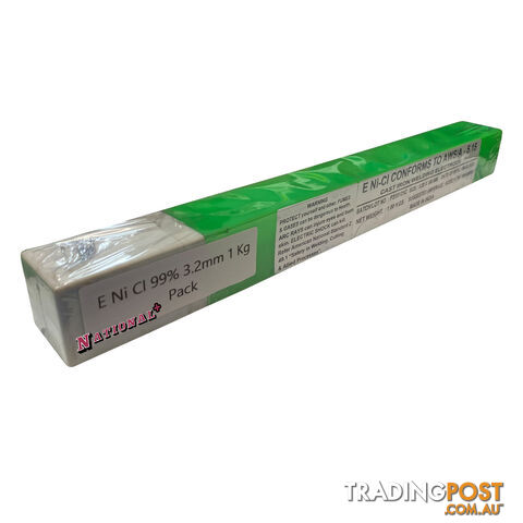 Nickel Electrodes For Cast Iron E Ni CL 99% 3.20 X 350mm 1 Kg ENI99321 Pack