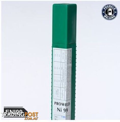 Nickel Electrodes For Cast Iron Manual Arc Ni99 3.2mm 1 kg Pack Proweld...