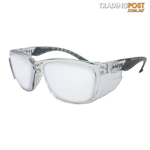 Rayzr Safety Glasses Clear Frame Clear Lens ERZ383