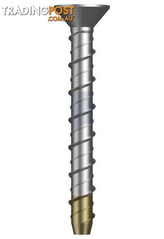 Bi-Metal 316 Stainless Finish XBolt Pro - CSK Head Concrete Screw Hobson