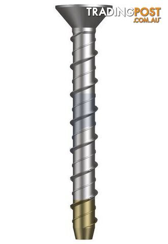 Bi-Metal 316 Stainless Finish XBolt Pro - CSK Head Concrete Screw Hobson