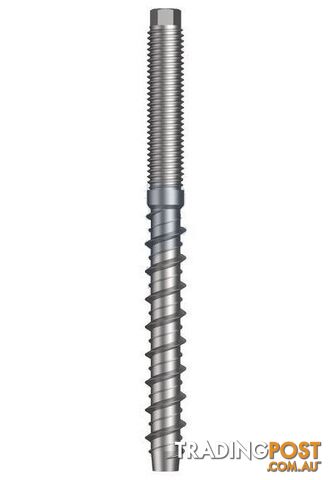 Zinc Plated (RoHS Compliant) Finish XBolt Pro - Stud Concrete Screw Hobson