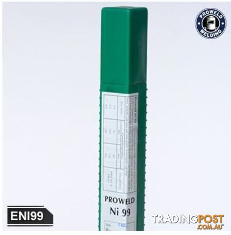 Cast Iron Electrodes Manual Arc Ni99 2.5mm 1kg Pack Proweld ENI9925M