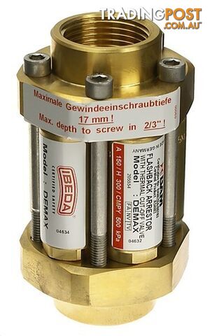 Ibeda Demax 5 Manifold Flashback Arrestors - photo 5 of 5