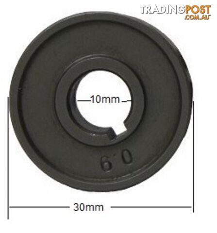 Feedroller 30mm OD 10mm ID Unimig FR3010