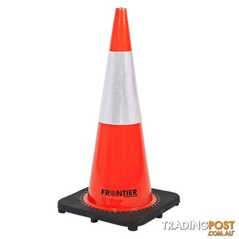 Frontier Reflective Traffic Cone 700mm Fluro Orange FRCONERFLFO0450
