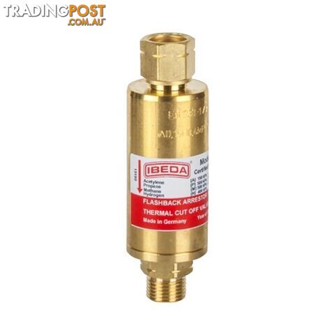 Flashback Arrestor Fuel Gas High Flow Regulator End 5/8-18 UNF FRHF