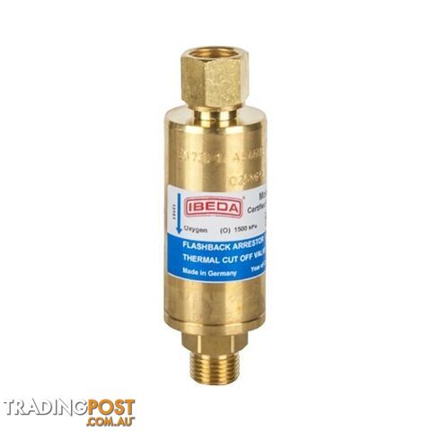 Flashback Arrestor Oxygen High Flow Regulator End 5/8-18 UNF FRHO