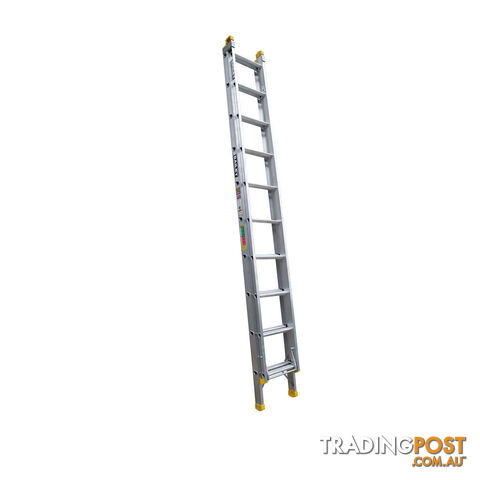 Pro Aluminium Ext 10 150kg Ind Punchlock Ladder Bailey FS13898