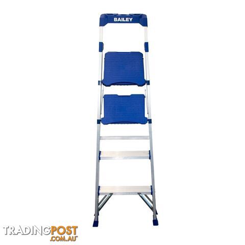 Aluminium Industrial Twin Platform Step Stool 4 135kg Ladder Bailey FS14041 - photo 2 of 2