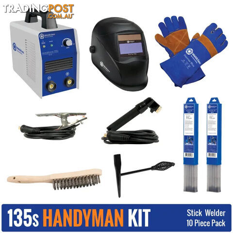 131S STICK Welder Handyman Kit 10 Piece Weldclass WC-135SHK