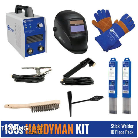 131S STICK Welder Handyman Kit 10 Piece Weldclass WC-135SHK