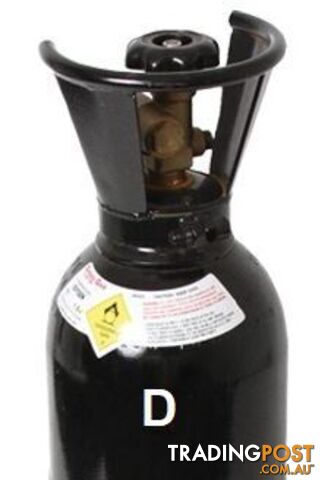 D Size Oxygen Cylinder & Gas