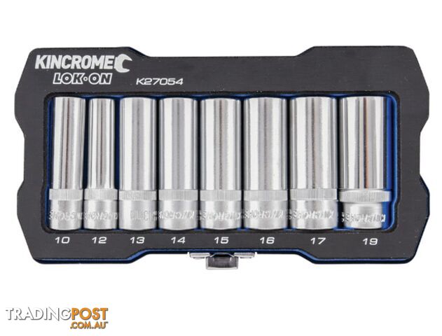 3/8 Drive Socket Set 8 Piece Deep Metric Kincrome K27054