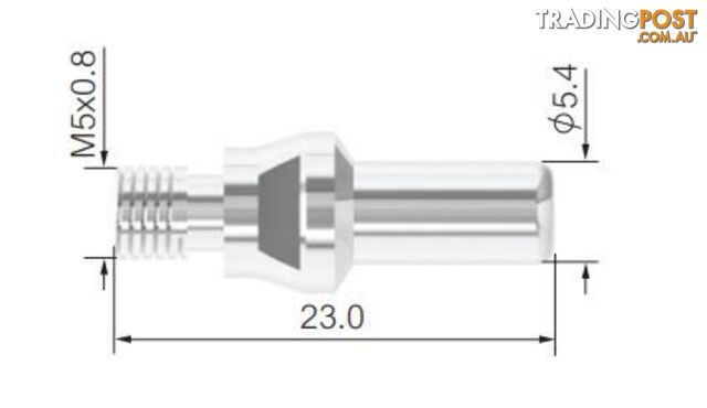 Electrodes To Suit Surecut P40 Torch WIA Pkt : 5 SCP2504
