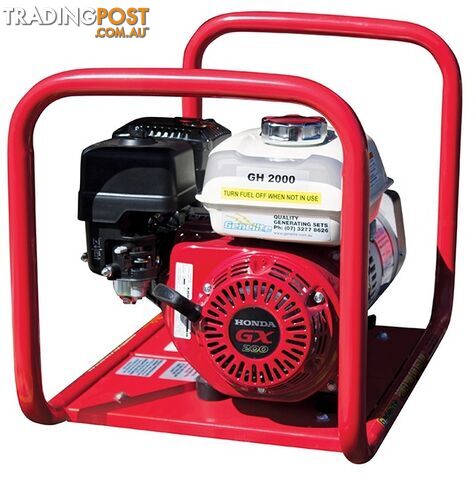 2.5kVA Open Frame Portable Petrol Generator Honda GH2000