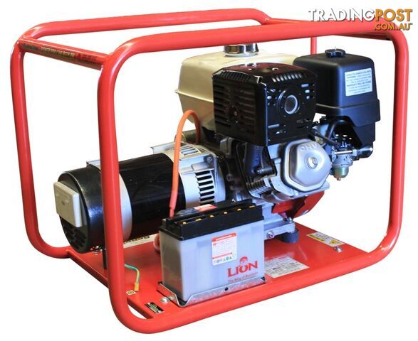 6kVA Open Frame Portable Petrol Generator Electric Start Honda GH5000E - photo 3 of 6