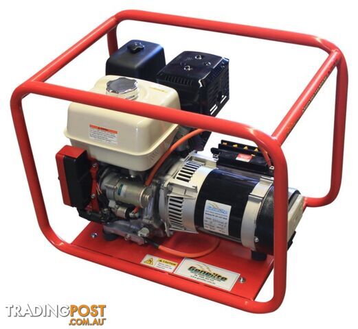 6kVA Open Frame Portable Petrol Generator Electric Start Honda GH5000E - photo 5 of 6