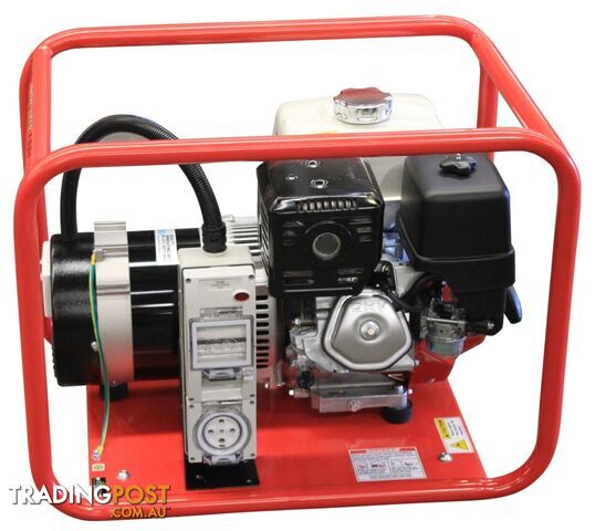7.5kVA Open Frame 3-Phase Portable Petrol Generator Honda GH6000-3 - photo 3 of 6