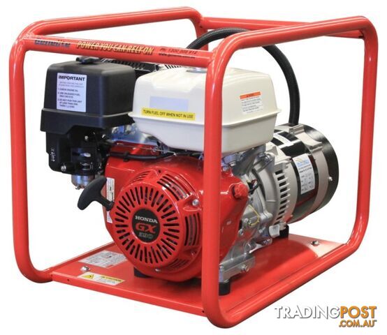 7.5kVA Open Frame 3-Phase Portable Petrol Generator Honda GH6000-3 - photo 5 of 6