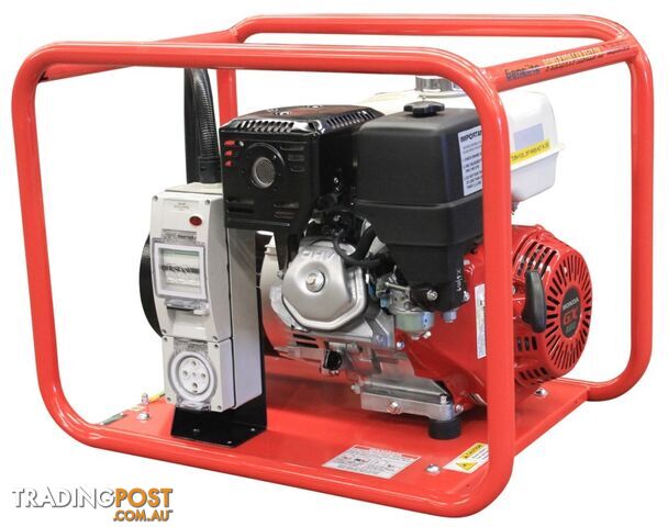 7.5kVA Open Frame 3-Phase Portable Petrol Generator Honda GH6000-3 - photo 2 of 6