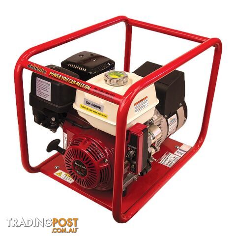 7.5kVA Open Frame Portable Petrol Generator Honda GH6000