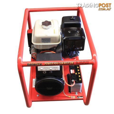 7.5kVA Open Frame Portable Petrol Generator Electric Start Honda GH6000E - photo 1 of 3